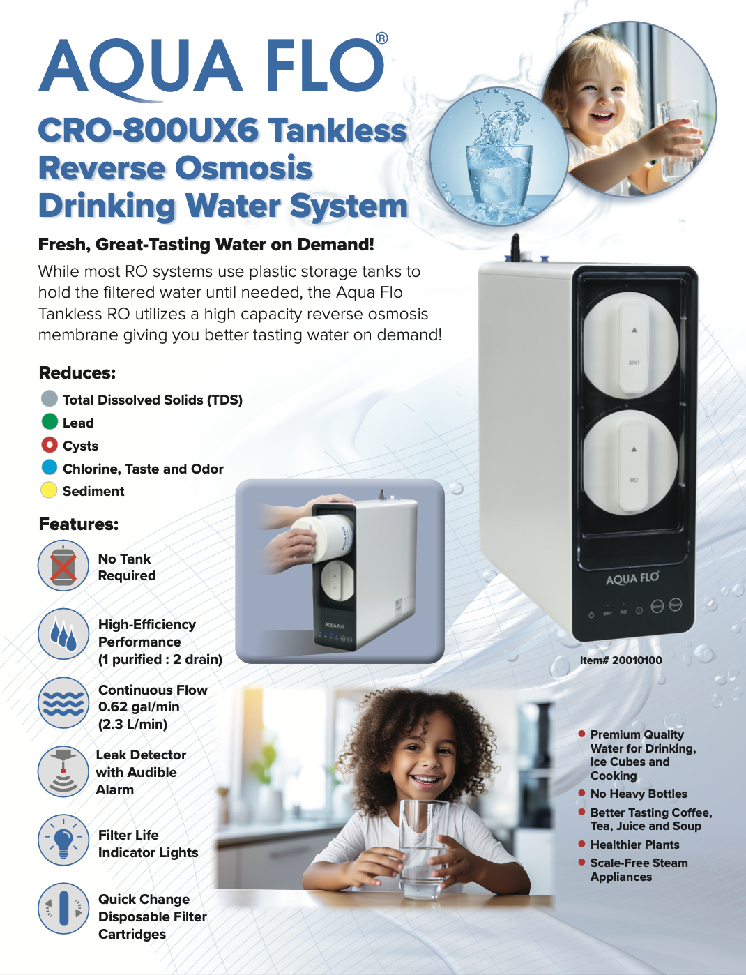 Tankless RO CRO 800ux6 — Hydrotech